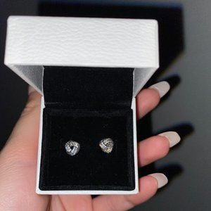Shimmering Knot Stud Earrings
